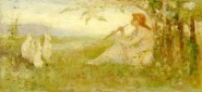 Girl With Rabbits